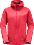 Jack Wolfskin Women's Pack & Go Shell Tulip Red S, Tulip Red