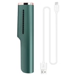 4X(Electric Cordless Hair Straightener and Curling 2 in 1 Dry Comb USB Charging