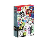 Pack Super Mario Party + paire de manettes Joy-Con gauche violet pastel et droite vert pastel pour Nintendo Switch