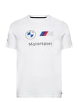 Bmw Mms Ess Logo Tee Sport T-shirts Short-sleeved White PUMA Motorsport