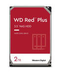 WD Red Plus 2TB NAS 3.5" Internal Hard Drive - 5400 RPM Class, SATA 6 Gb/s, CMR,