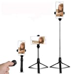 Phone Tripod,Adjustable Bluetooth Selfie Stick with Remote Control Self timer Tripod Mobile Phone Selfie Stick Tripods Live Video Support