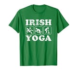 Funny Irish Yoga St Patricks Day Green T-Shirt