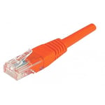 Cable RJ45 1.50m UTP CAT5e rouge