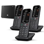 Gigaset Premium S700 VOIP Cordless Phone, Three Handsets
