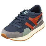 Gola Indiana Mens Navy Ash Casual Trainers - 8 UK
