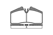 Bromsbelägg, skivbroms - Porsche - 944, 928, 911 964, 911 993. Audi - Rs2