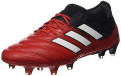 adidas Men's Copa 20.1 Fg Soccer Shoe, ACTRED/FTWWHT/CBLACK, 4 UK