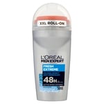 6x L'Oreal Men Expert Fresh Extreme Roll On 48H Anti-Perspirant Deodorant 50ml
