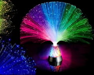 Fiberoptisk lampe RGB LED fiberlampe