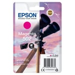 EPSON Original 502 magenta bläckpatron 165 sidor, art. C13T02V34020 - Passar till Epson Expression Home XP-5100, XP-5105, WorkForce WF-2860 DWF, WF-2865 XP-5100 Series, XP-5115, WF-2800 Series