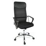 Haloyo - Chaise de bureau pivotante noir Fauteuil de bureau Chaise pour ordinateur ergonomi