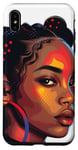 Coque pour iPhone XS Max Visage femme couleur style Pop Art