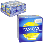Tampax Compak Regular Tampons Feminine Care (6 x 18Piece) EXPIRY FEB 2024