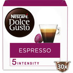Café Capsules Compatible Dolce Gusto Espresso Intensité 5 Nescafe Dolce Gusto - La Boîte De 30 Capsules