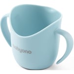 BabyOno Be Active Flow Ergonomic Training Cup Kop med håndtag Light Blue 120 ml