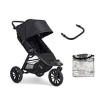 baby jogger City Elite 2 Opulent sportbarnvagn Black inklusive säkerhetsbygel och väderskydd