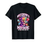 Nietzsche's Mustache Beyond Good And Evil Quote Philosophy T-Shirt