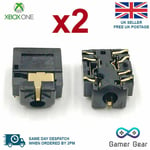 Xbox One Controller 3.5mm Headphone Port Audio Jack Socket - 2 Pack