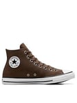 Converse Chuck Taylor All Star Seasonal Colour Leather Trainers - Brown, Brown, Size 6, Men