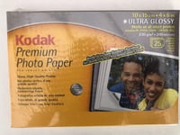 Kodak Premium Photo Paper Ultra Glossy 10x15cm (4x6") - 230g/m 25 sheets 8445793