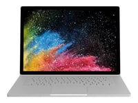 Microsoft Surface Book 2 - Tablette - avec socle pour clavier - Intel Core i5 - 8350U / 1.7 GHz - Win 10 Pro 64 bits - UHD Graphics 620 - 8 Go RAM - 256 Go SSD - 13.5" écran tactile 3000 x 2000 - Wi-Fi 5 - argent - clavier : Français - commercial