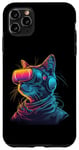iPhone 11 Pro Max Neon Feline Fantasy Case
