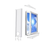 Lifetime Air Joint de fenêtre 320 cm pour climatiseurs mobiles et sèche-linge à évacuation d'air - Kit universel compatible avec toutes les tailles de tuyau, imperméable, coupe-vent