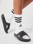 adidas Sportswear Adicane Sliders - Black, Black, Size 5, Women