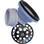 Intra Juvel bottenventil 1,1/4 - 1,1/2&quot; kupolgrill