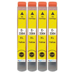 4 Yellow XL Ink Cartridges for Epson Expression Premium XP-630, XP-645, XP-900