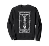 Occult Tarot Card Clothing - Tarot The Hanged Man Card Sweatshirt