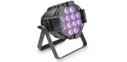 Cameo CLPST64RGBWAU12W 12 x12W QUAD Colour LED RGBWA+UV PAR light in black h