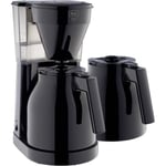 MELITTA Melitta Easy Therm Ii - Filter Kaffebryggare 1l 1050 W + Andra Kanna Svart