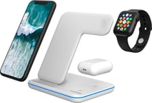 Canyon WS-303, Mobiltelefon / smartphone, USB Type-C, Vit, Apple, Phone 8 and later, All QI-enabled smartphones/Earphones: AirPods 2, AirPods Pro and