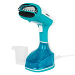 Beldray BEL0815-150F Handheld Garment Steamer – Handi Steam Max Pro Travel Steam Generator, Portable Wrinkle Remover with 2 in 1 Brush, Continuous Steam, 260ml Water Tank, Fast Heat Up, Turquoise