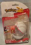 Pokemon Battle Action Figure CLIP 'N' GO  Magby and Premier Ball  . New