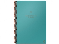 Rocketbook Core, Monokromatiskt, Turkos, A4, 32 ark, Mätt, Prickat papper
