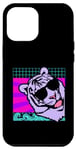 iPhone 13 Pro Max Aesthetic Vaporwave Outfits with Lion Vaporwave Case