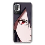 Cokitec Coque pour Xiaomi Redmi Note 10 5G Manga Naruto Sasuke Visage