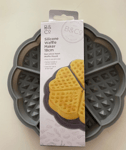AIR FRYER SILICONE WAFFLE MAKER HEART MOULD - 17CM - NON STICK - OVEN UP TO 220C