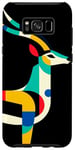 Coque pour Galaxy S8+ Minimalisme géométrique Illustration moderne Gazelle Art