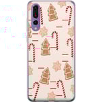 Huawei P20 Pro Transparent Mobilskal Julens Godisglädje
