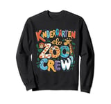 Kindergarten Zoo Crew Back To School Wild Animal Safari Park Sweatshirt