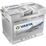 VARTA Fritidsbatteri AGM Batteri 12V 60AH 680CCA (242x175x190/190mm) +høyre LA60