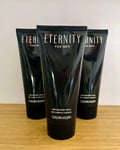 Calvin Klein Eternity Men Hair and Body Wash 100ml x 3 (300ml total)