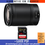 Nikon Z 85mm f/1.8 S + 1 SanDisk 128GB UHS-II 300 MB/s + Guide PDF 20 techniques pour réussir vos photos