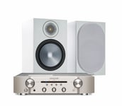 Marantz PM6007 Silver &amp; Monitor Audio Bronze 100 6G Stereopaket