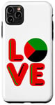 Coque pour iPhone 11 Pro Max LOVE – Drapeau Martinique (rouge, noir et vert)