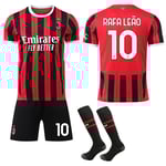 AC Milan Hemmaströja Barn & Vuxen 2024-2025 - Tröja nr 10 R. Leão 22